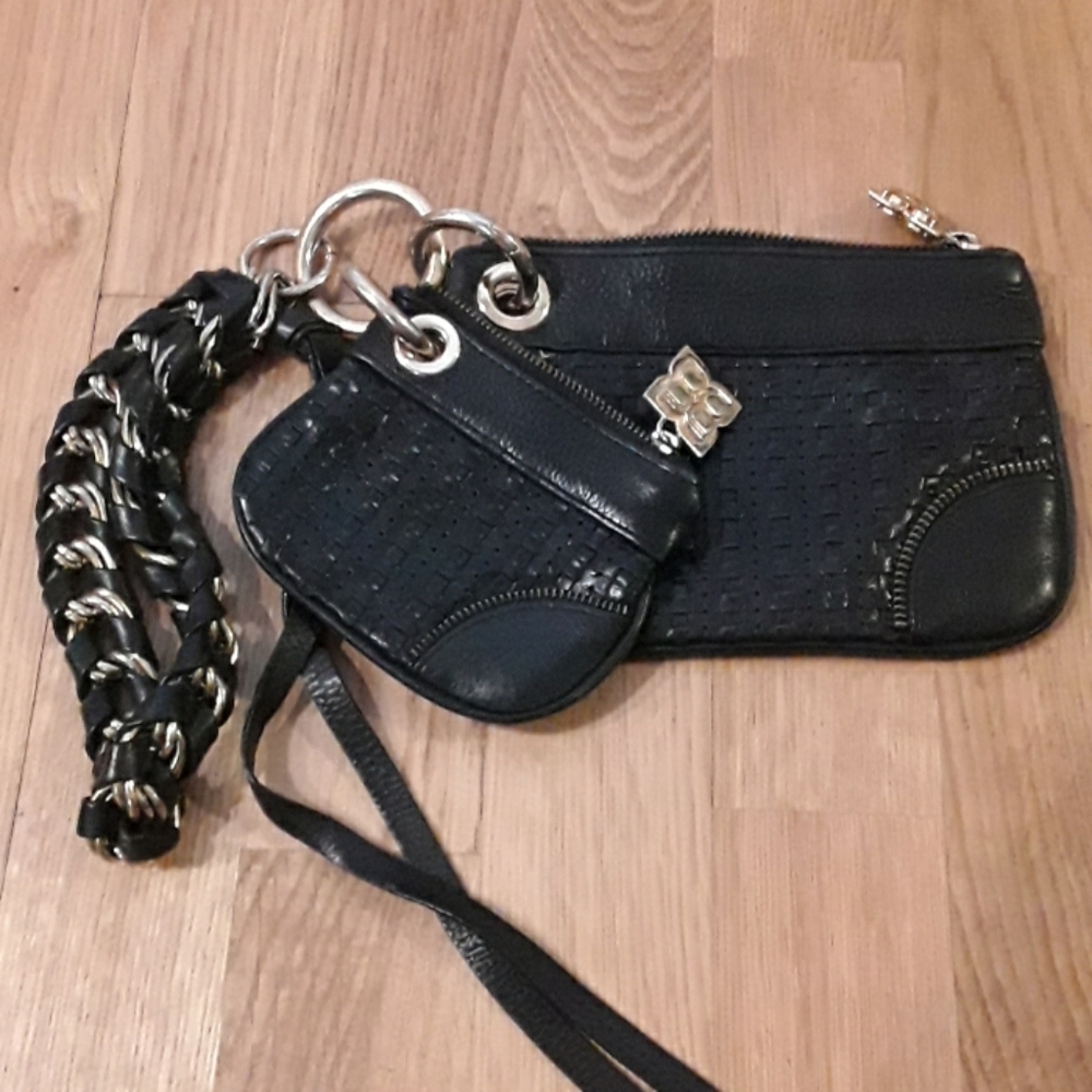 Stunning  leather wristlet